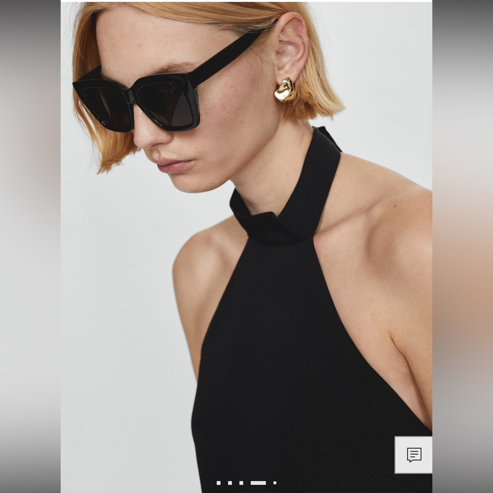 MANGO Halter Neck Open Backless Dress - Picture 4 of 6